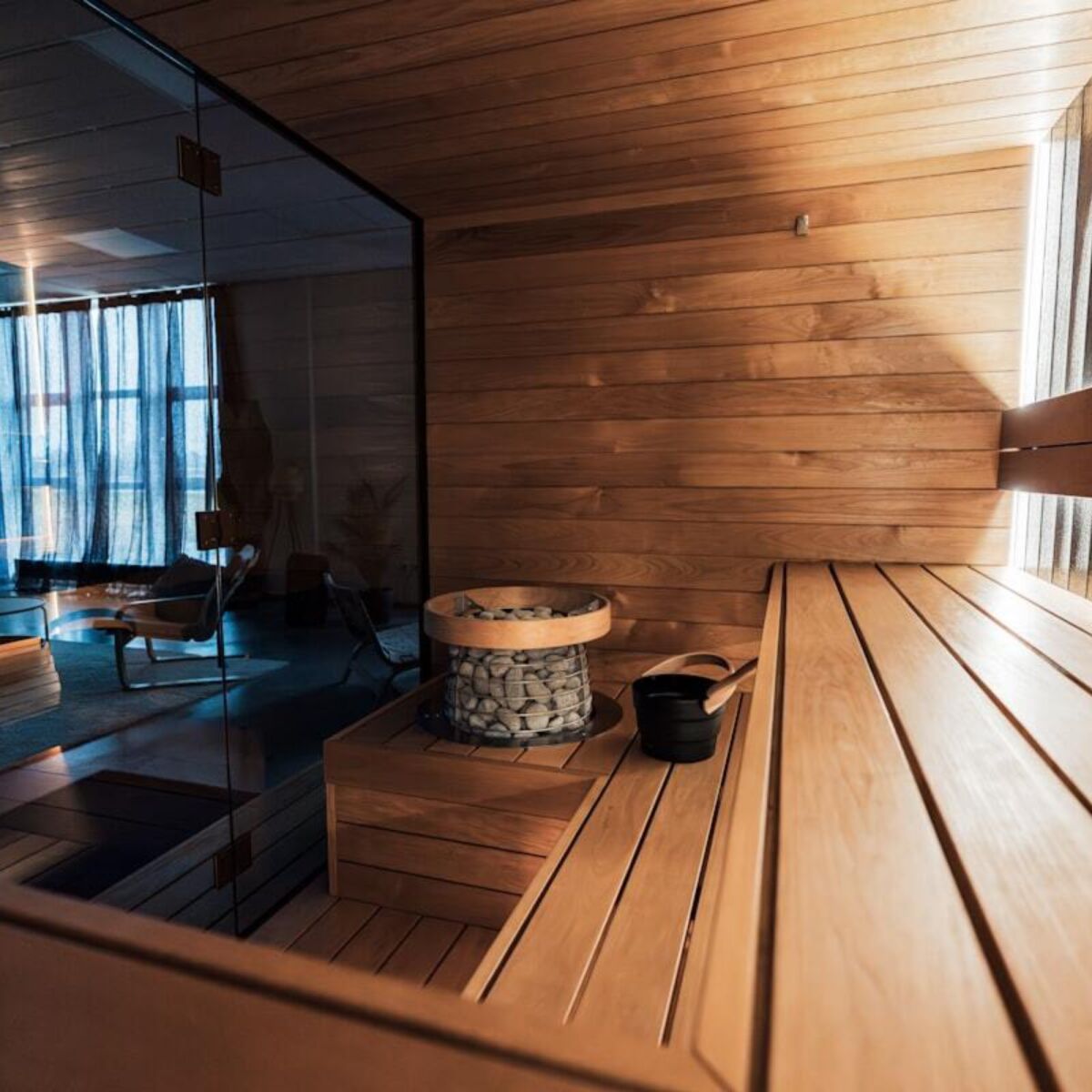 Kueng wellness sauna innen