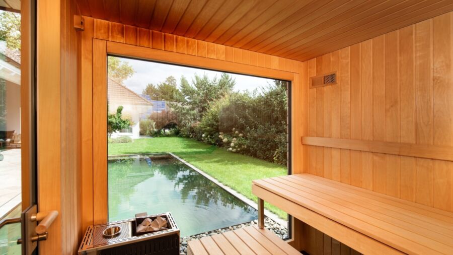 Kueng wellness nido outdoor aussensauna saunaofen naturpool