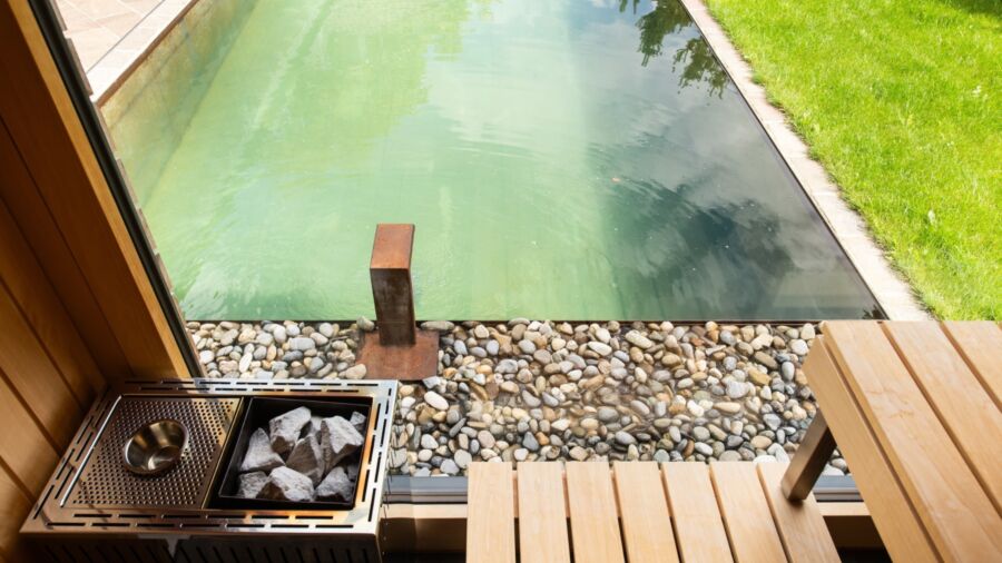 Kueng wellness nido outdoor aussensauna innenraum