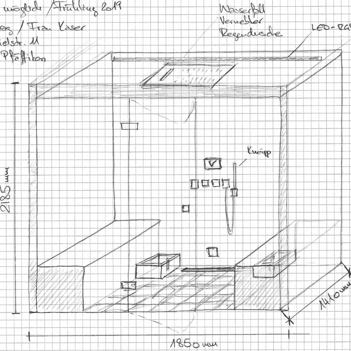 Kueng wellness planung idee skizze