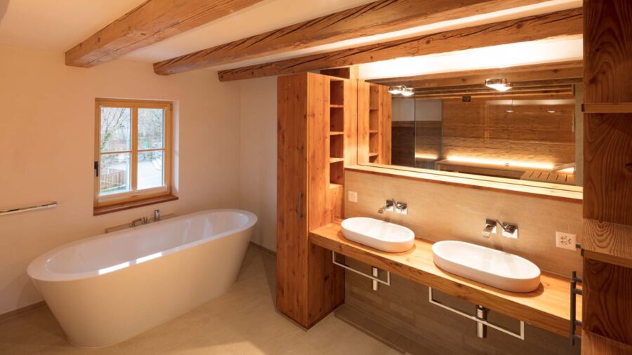 Kueng sauna wellness bauernhaus biosa polarkiefer privatespa 2