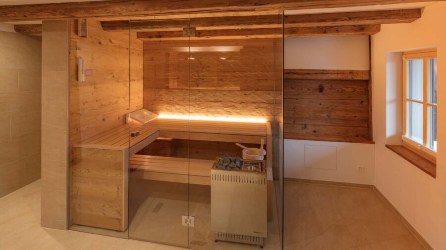 Kueng sauna wellness bauernhaus biosa polarkiefer privatespa 4