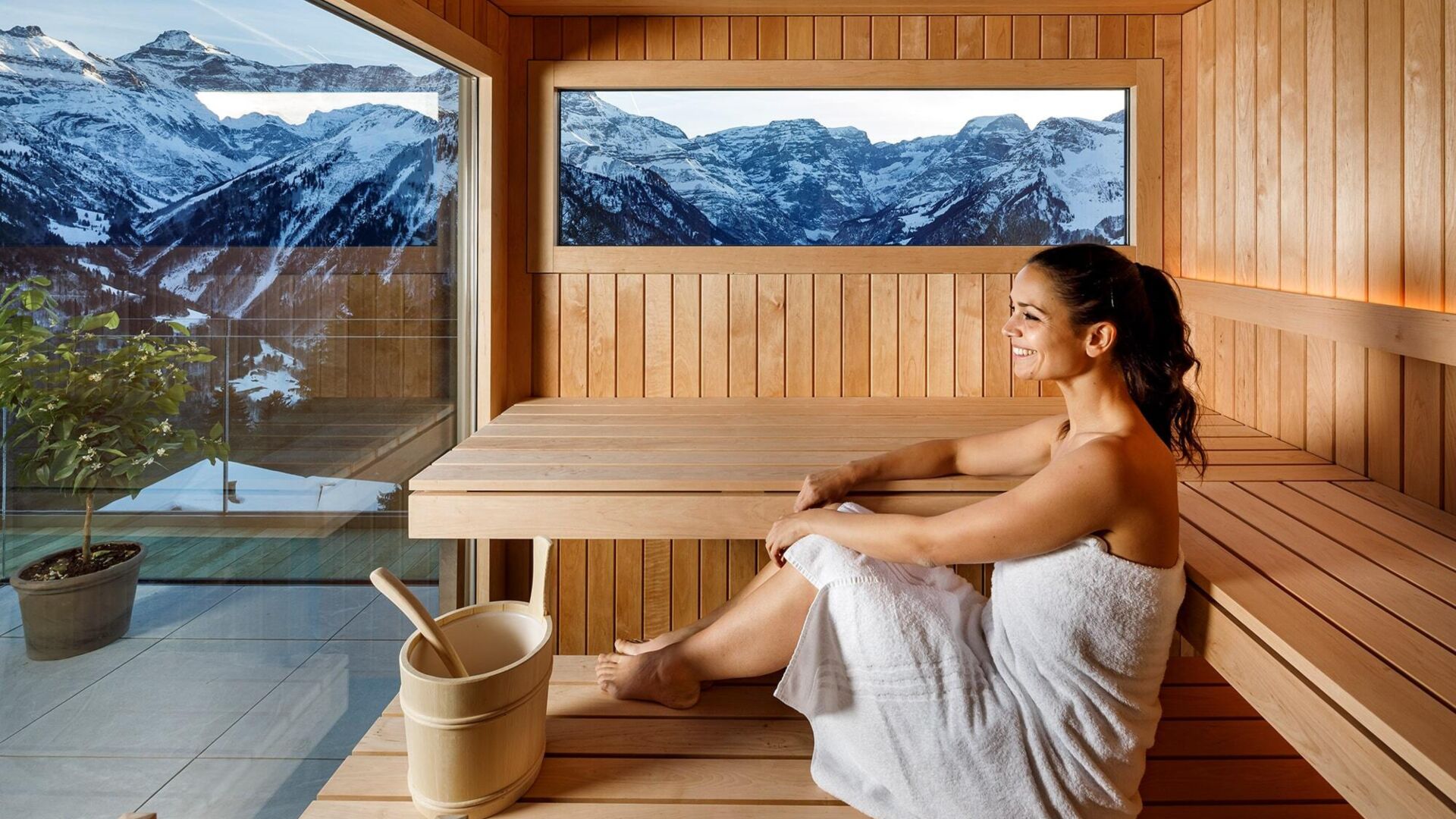 Kueng wellness Märchenhotel Bellevue Braunwald Suite Unendlich