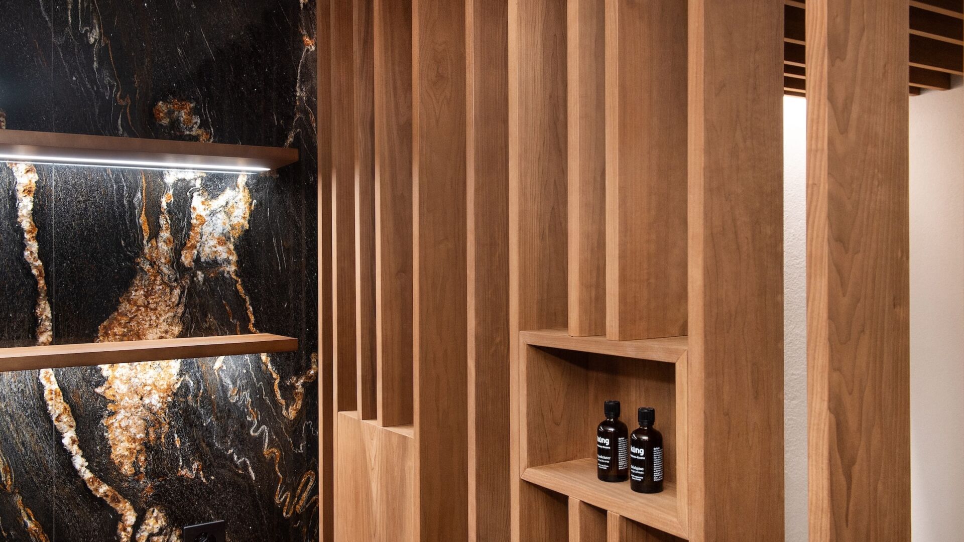 Kueng wellness privatespa naturstein holz