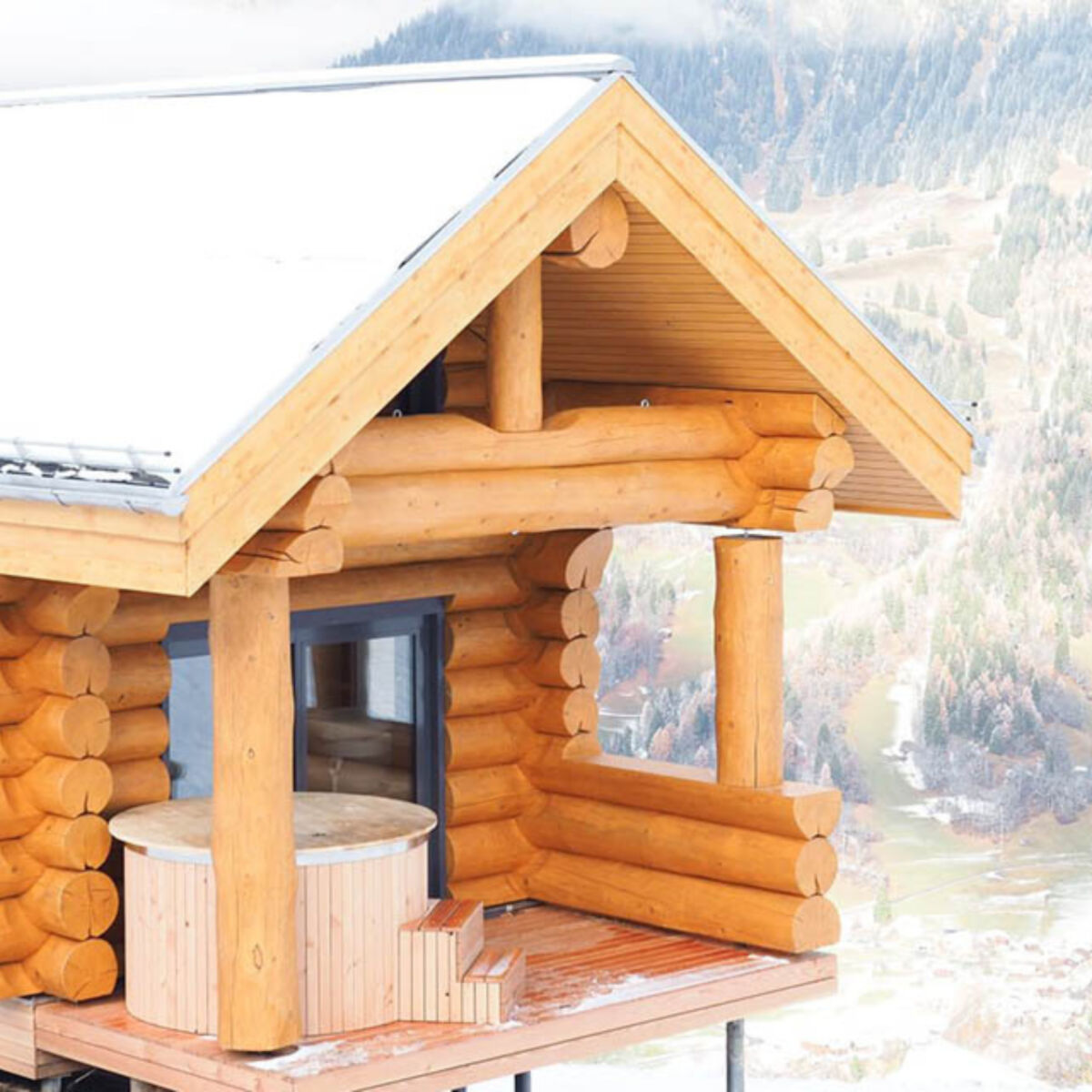 Kueng Wellness Refugium Tschiertschen Aussicht