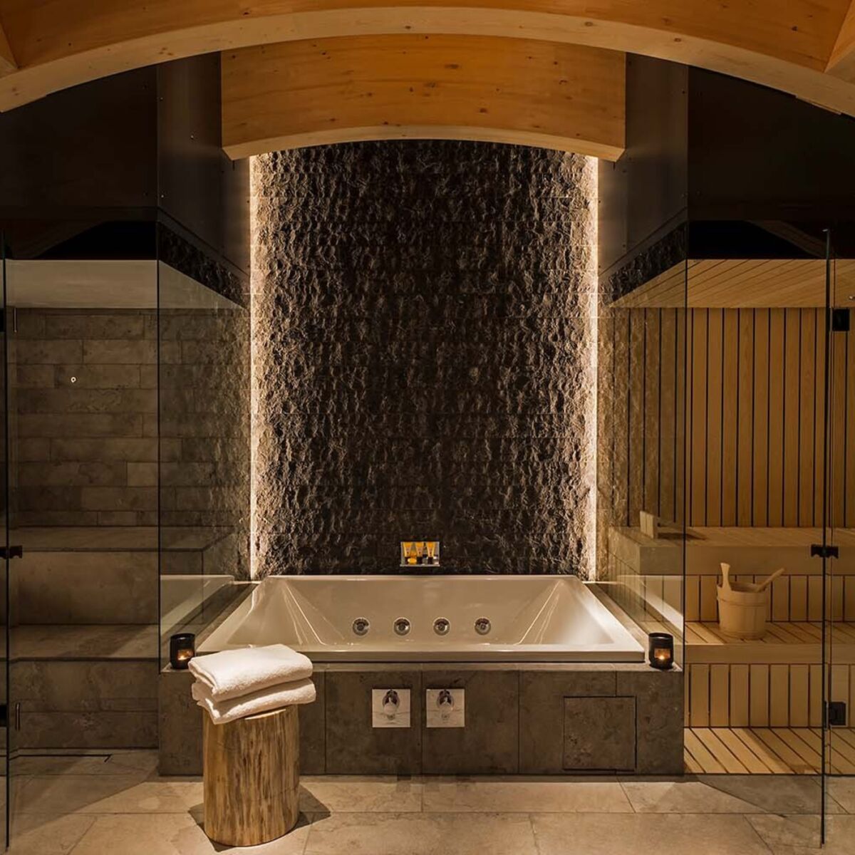Kueng sauna wellness the chedi andermatt furka suite spa 1