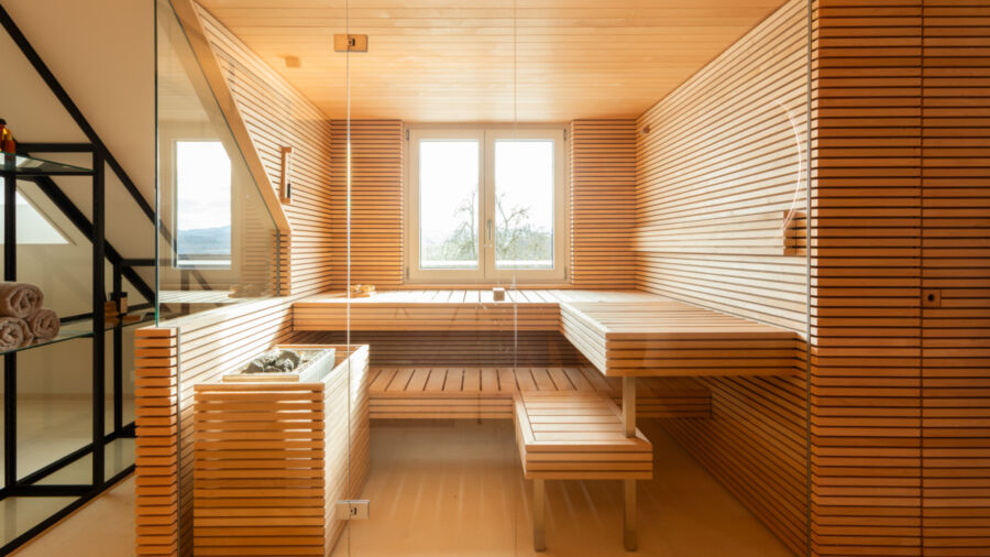 Kueng Wellness innensauna fenster 5