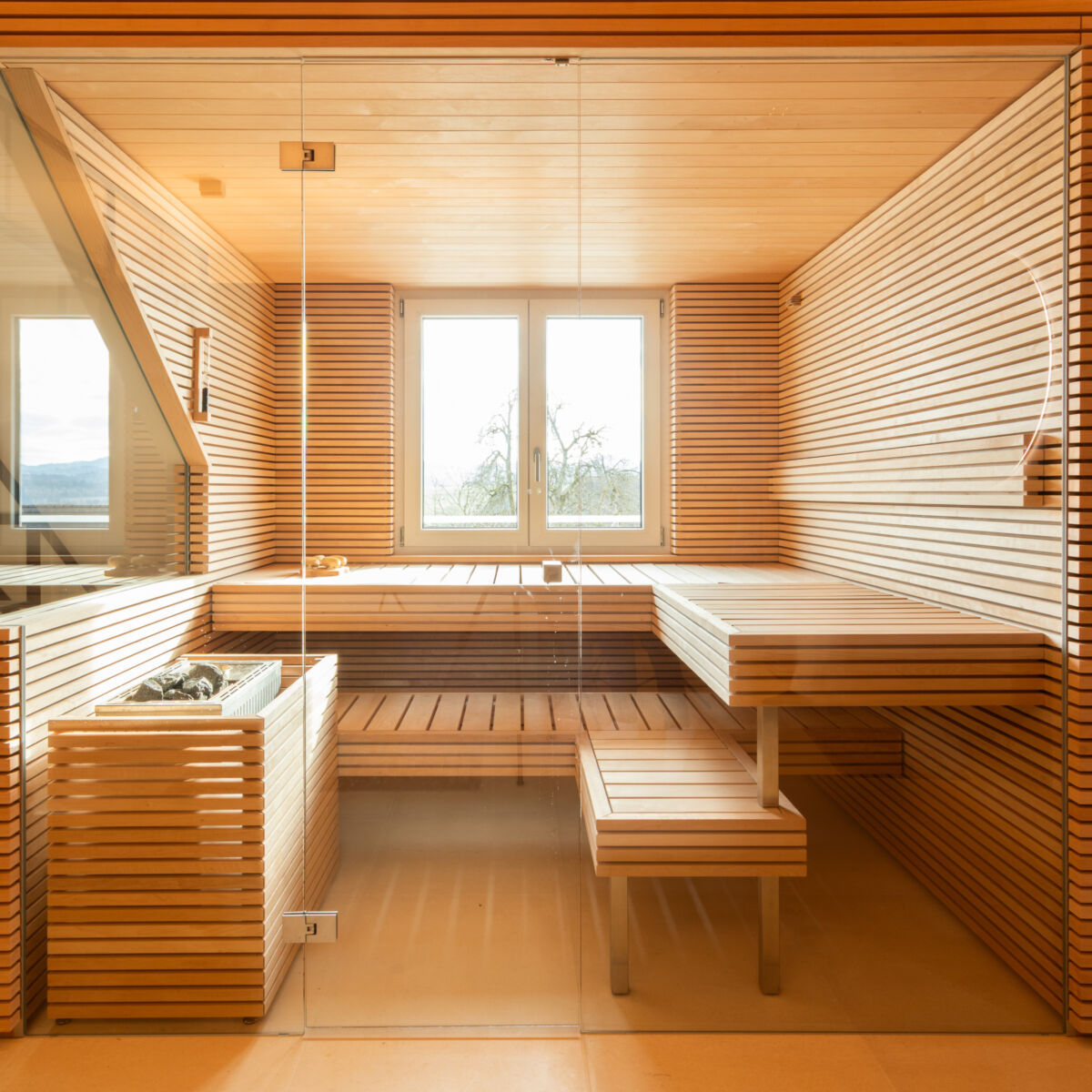 Kueng Wellness innensauna fenster 5