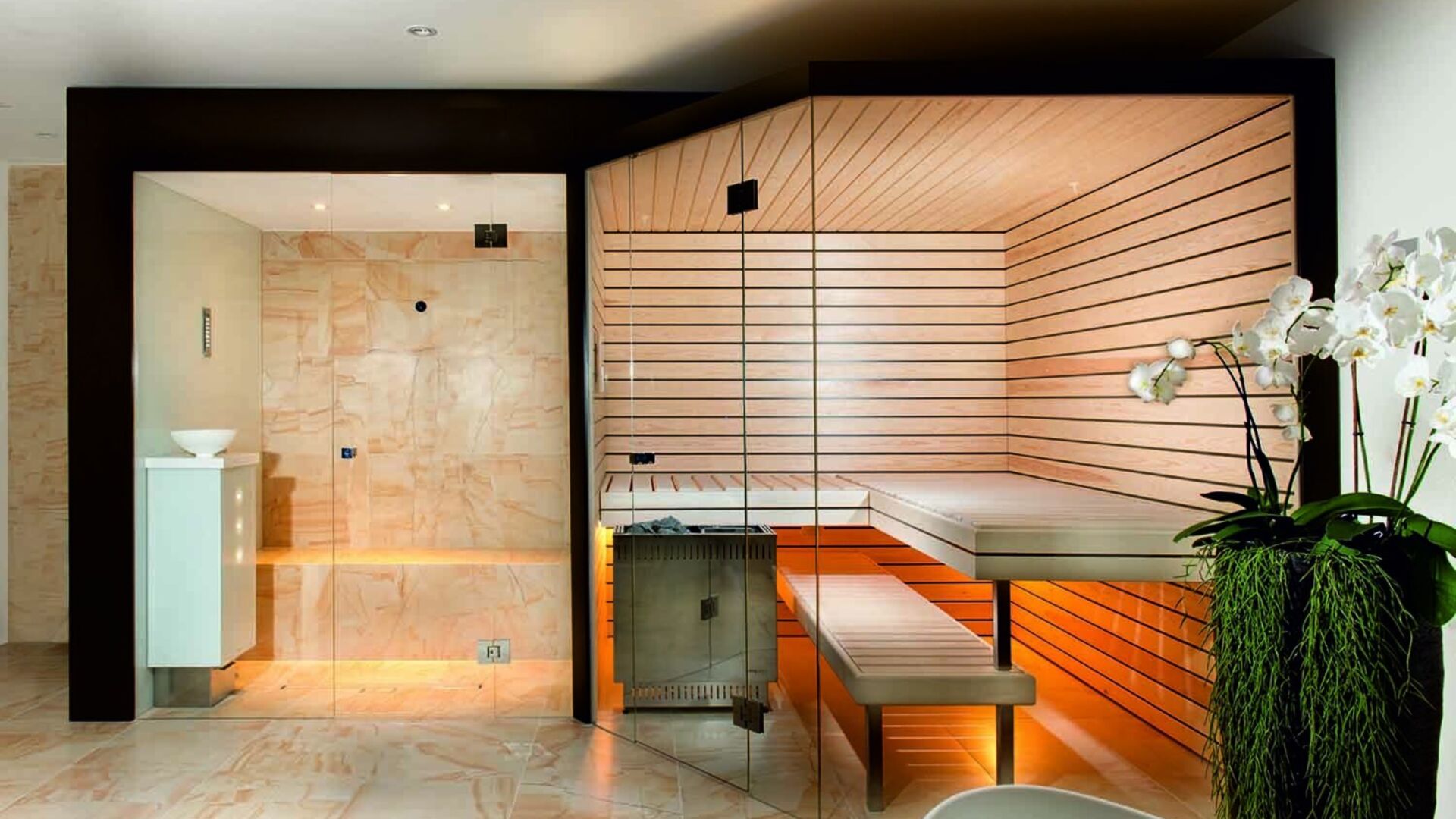 Kueng sauna wellness dampfbad dampfdusche kombi