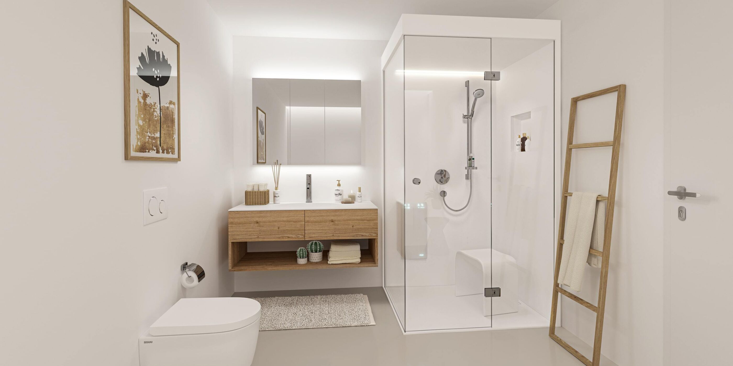 Küng Wellness Dampfdusche Steam Shower Ecklösung min