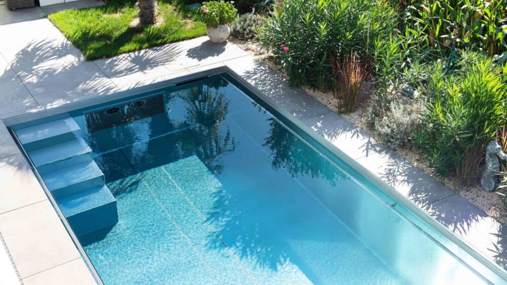 Kueng wellness Pool Edelstahlpool Gegenstromanlage Galerie