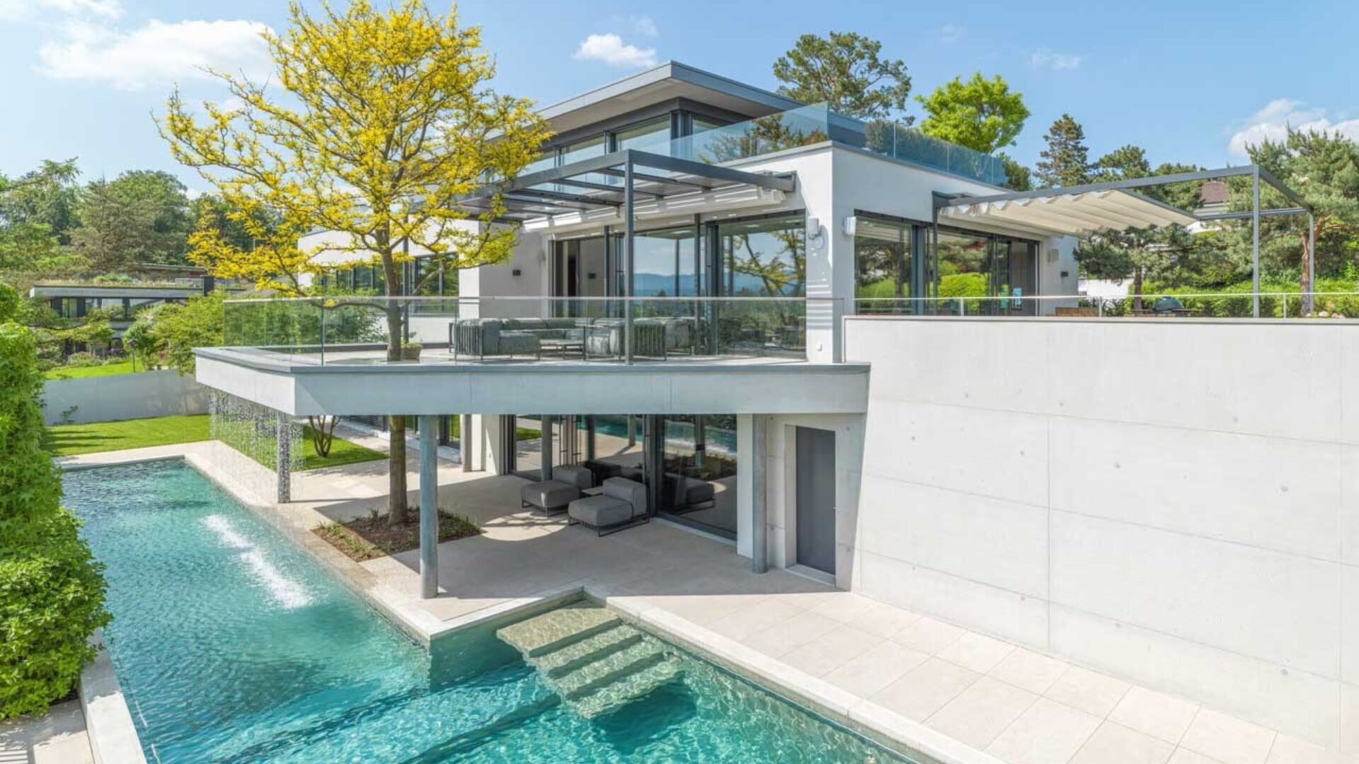 Kueng wellness pool Referenz Schwimmbad 25m Galerie