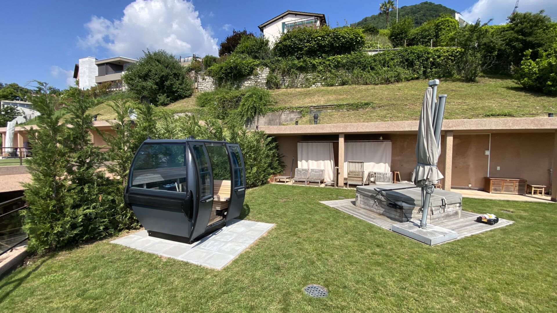 Kueng wellness saunagondel aussen