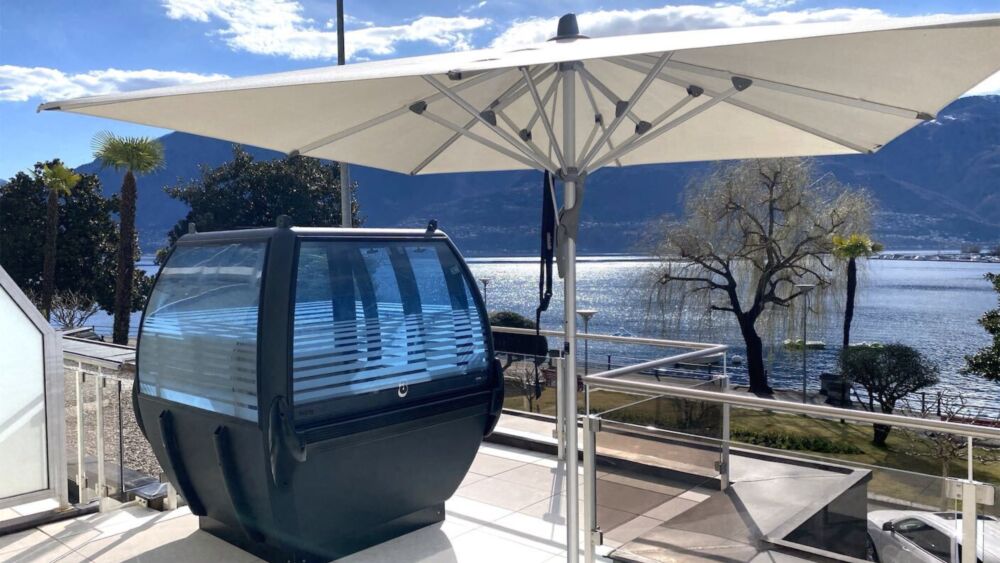 Kueng Saunagondeln Terrasse Hotel La Palma Muralto