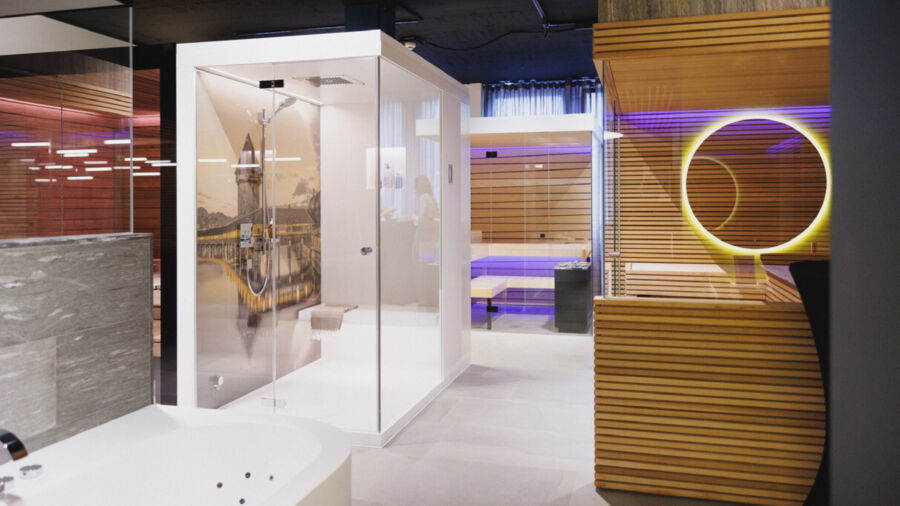 Kueng Wellness Kriens Dampfdusche Lotus